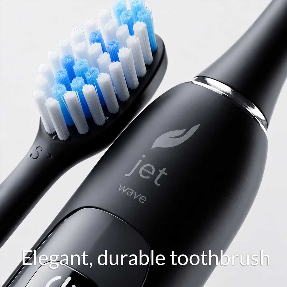 Black electric toothbrush
