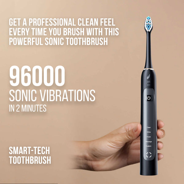 JetWave Sonic Electric Toothbrush Dual Set
