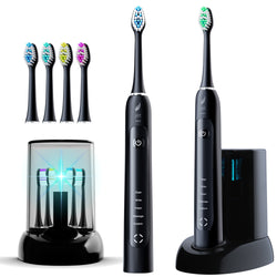 Sonic JetWave Electric Toothbrush with UV Sanitizer